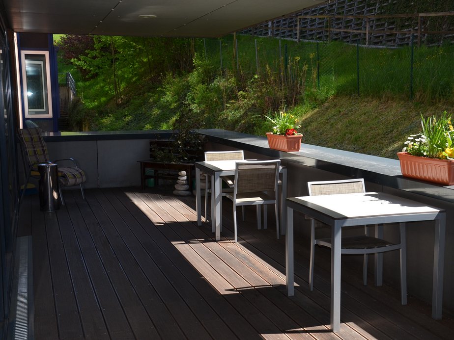 Terrasse.